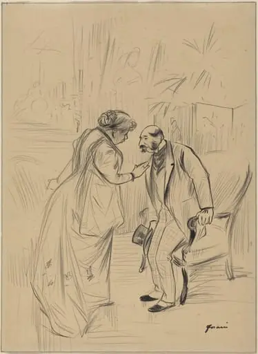 Comedie Parisienne, by Jean-Louis Forain