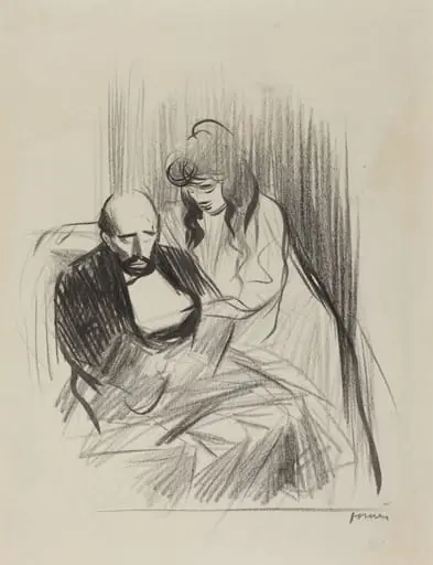 Consolation, by Jean-Louis Forain