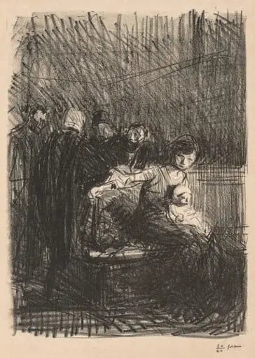 Court Recess, by Jean-Louis Forain