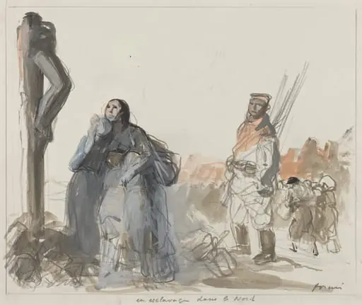 En esclavage dans le Nord, by Jean-Louis Forain