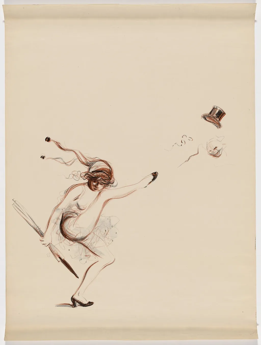 First Exhibition of the Humorists, Palace of Style, by Jean-Louis Forain, ink, 1911