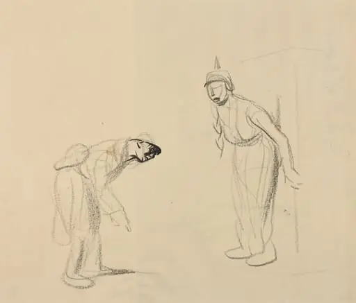 Hiding the "louis" [verso], by Jean-Louis Forain