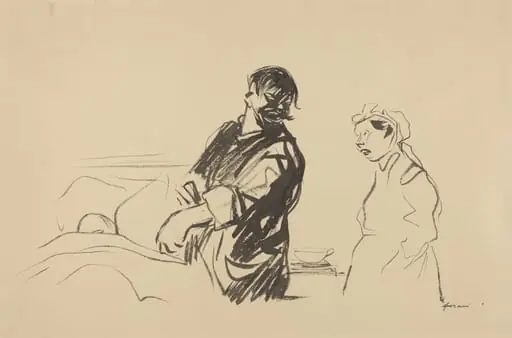 Hospital Scene, by Jean-Louis Forain