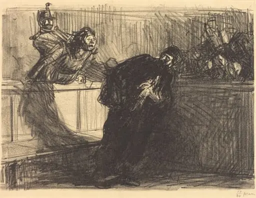 L'avocat invectivé (The Lawyer Abused), by Jean-Louis Forain