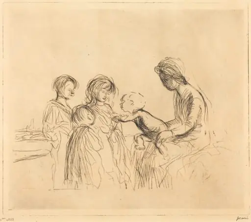 La madone et les enfants (The Madonna and the Children), by Jean-Louis Forain