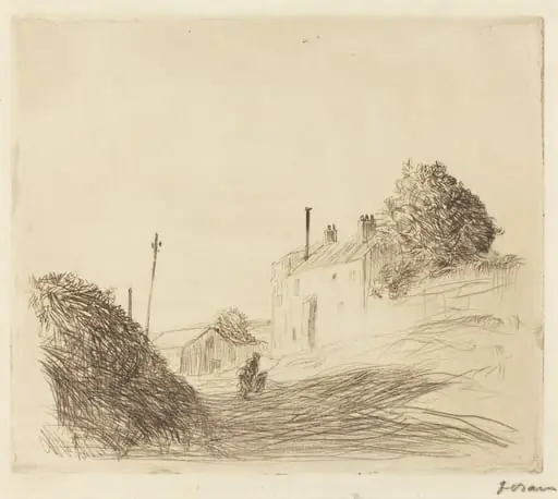 La route de Rocquencourt (The Road to Rocquencourt), by Jean-Louis Forain