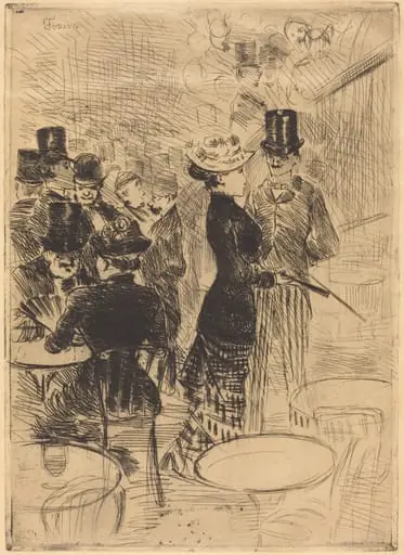 Le bar des Folies-Bergère (The Bar at the Folies-Bergère), by Jean-Louis Forain