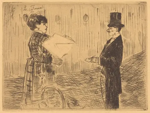 Le bouquet (The Bouquet), by Jean-Louis Forain