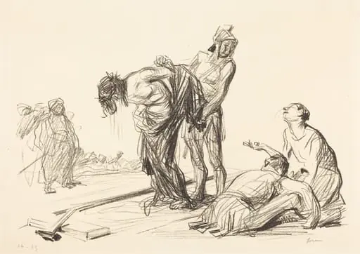 Le Christ dépouillé de se vêtements (Christ Stripped of His Clothes), by Jean-Louis Forain