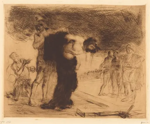 Le Christ dépouillé de ses vêtements (Christ Stripped of His Clothes), by Jean-Louis Forain