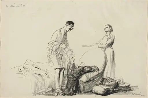 Le demobilise, by Jean-Louis Forain