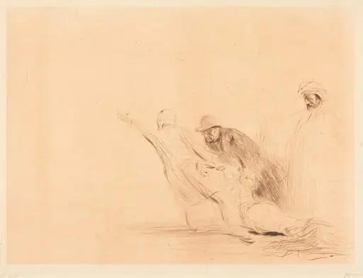 Le femme adultère (3e planche) (The Adulteress) (third plate), by Jean-Louis Forain