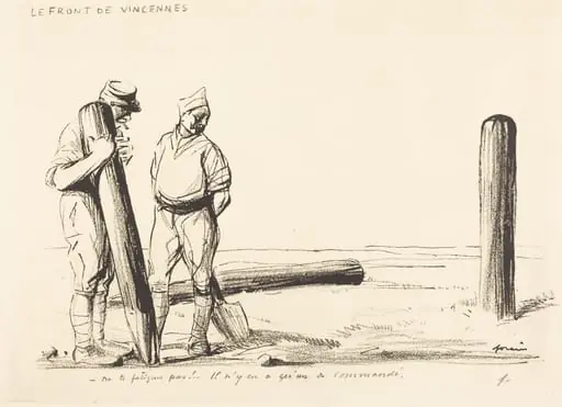 Le Front de Vincennes, by Jean-Louis Forain