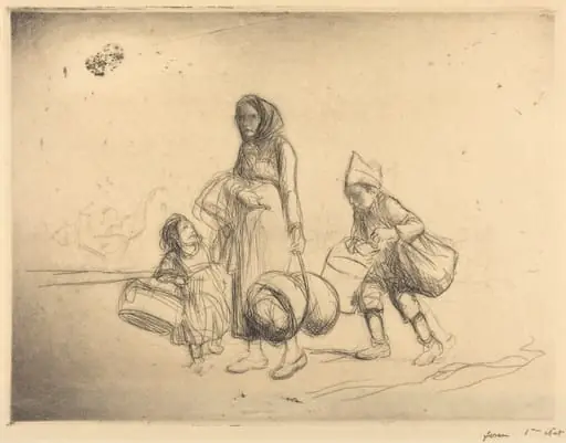 Le retour au foyer (The Return Home), by Jean-Louis Forain