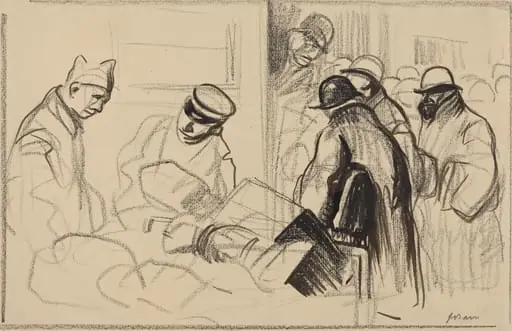 Le train de Berne (The Train for Berne), by Jean-Louis Forain