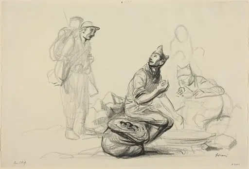 Les chefs (The Chefs), by Jean-Louis Forain