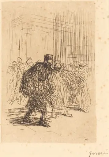 Les couloirs du Palais (The Corridors of the Palace of Justice), by Jean-Louis Forain