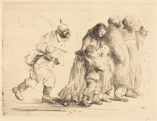 Les notables (grande planche) (The Notables) (large plate), by Jean-Louis Forain