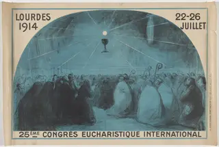 Lourdes, 1914, 25th International Eucharistic Congress, by Jean-Louis Forain, 1914