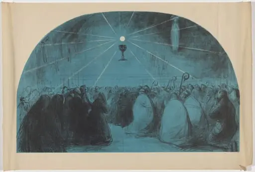 Lourdes, 1914,  25th International Eucharistic Congress, by Jean-Louis Forain