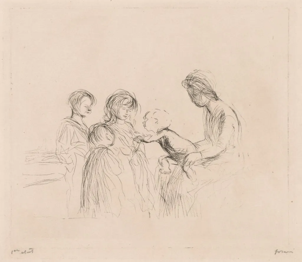 Madonna and Children, by Jean-Louis Forain, 1909