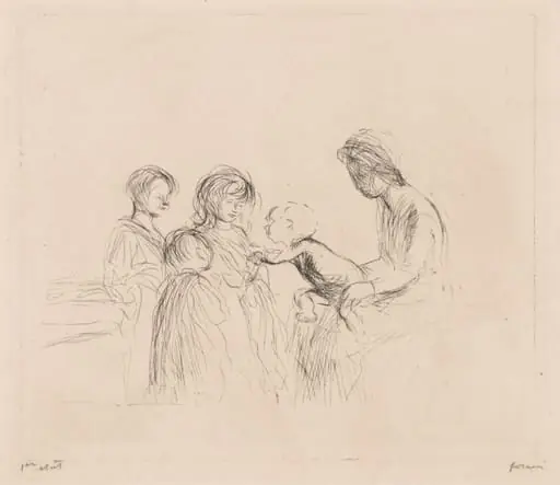 Madonna and Children, by Jean-Louis Forain
