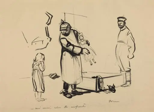 Nach Paris. -moi aussi, chai des enfants, by Jean-Louis Forain