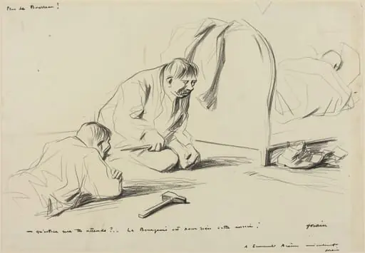 Peur de Bourreau! Qu'est-ce que tu attends?..., by Jean-Louis Forain