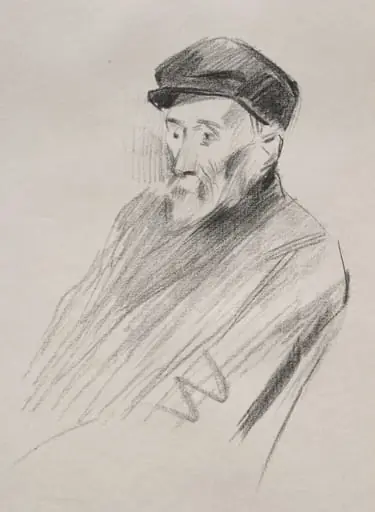 Portrait of Renoir, Third Plate, by Jean-Louis Forain