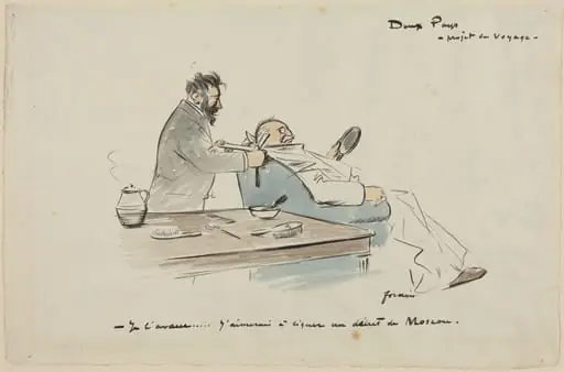 Projet de Voyage, by Jean-Louis Forain