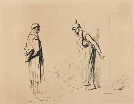 -Qu'est-ce vous voulez? -Les "louis" de 1871, by Jean-Louis Forain