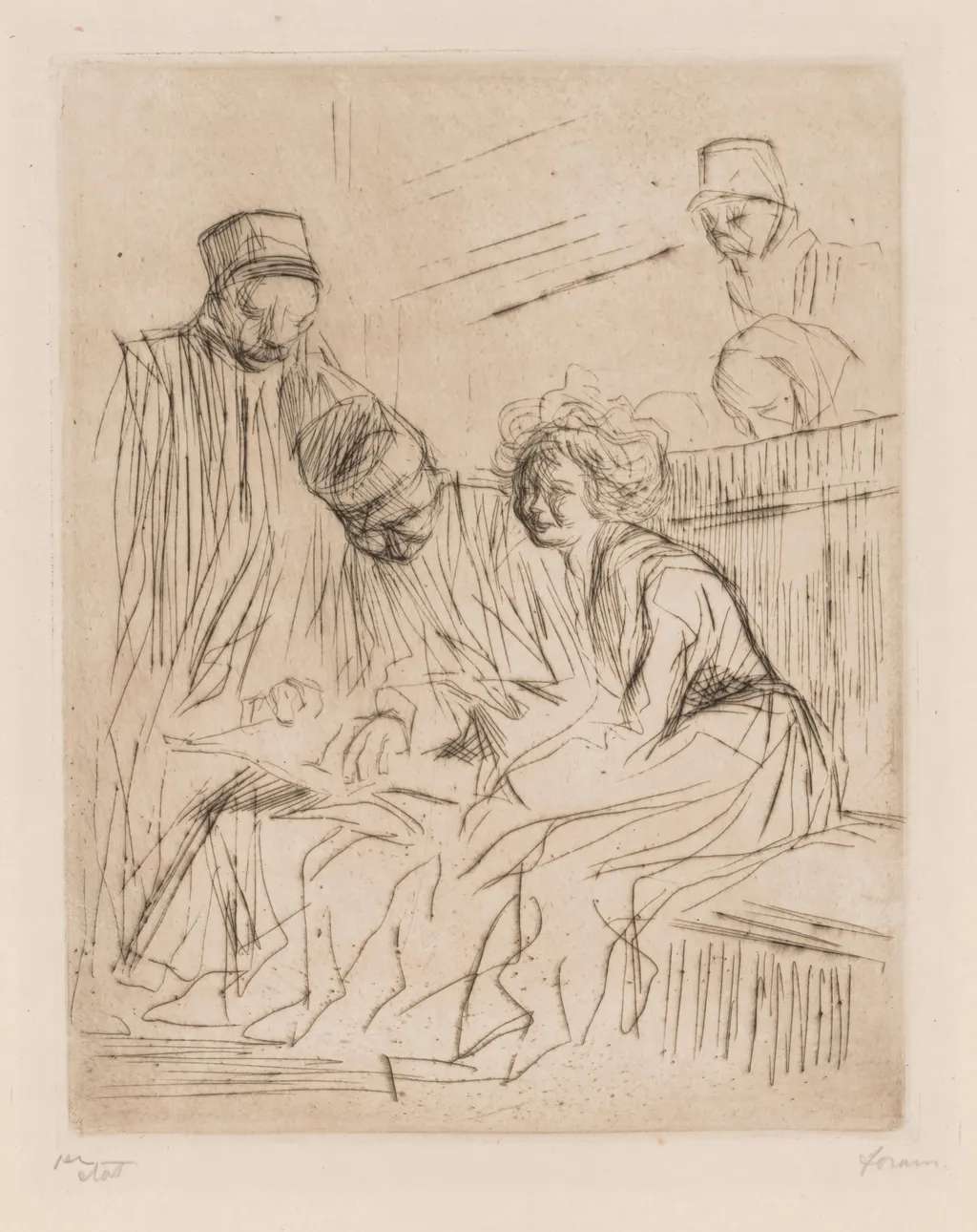 Reading of the Barrister's Brief, by Jean-Louis Forain, 1909