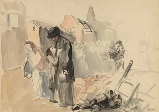 Reconquered Territory (recto), by Jean-Louis Forain
