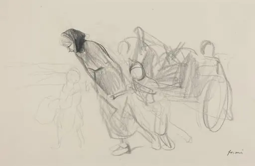 Refugees, by Jean-Louis Forain