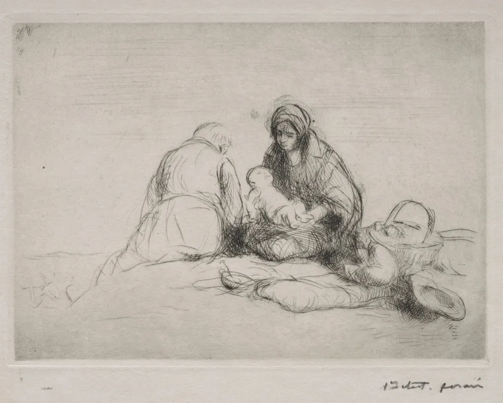 Rest on the Flight into Egypt, by Jean-Louis Forain, 1909