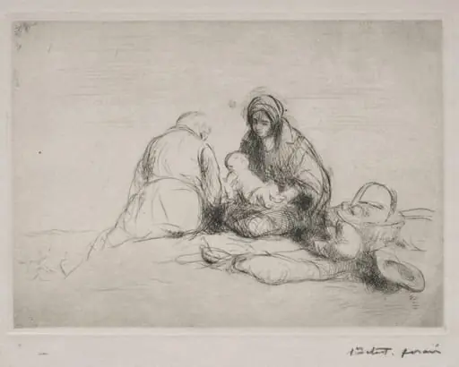 Rest on the Flight into Egypt, by Jean-Louis Forain