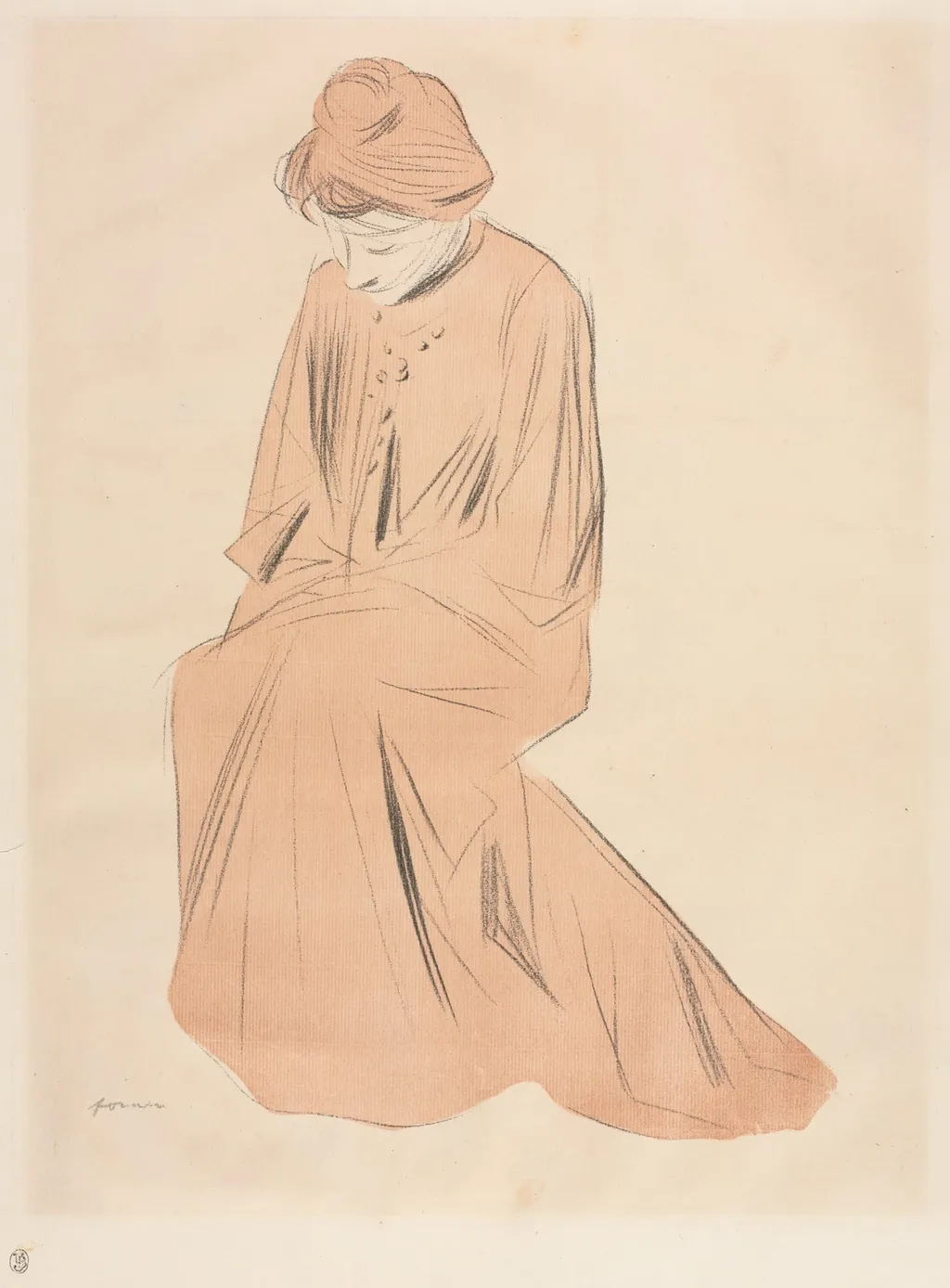 Study of a Seated Woman, by Jean-Louis Forain, 1905