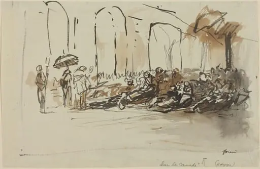 Sur le canape, by Jean-Louis Forain