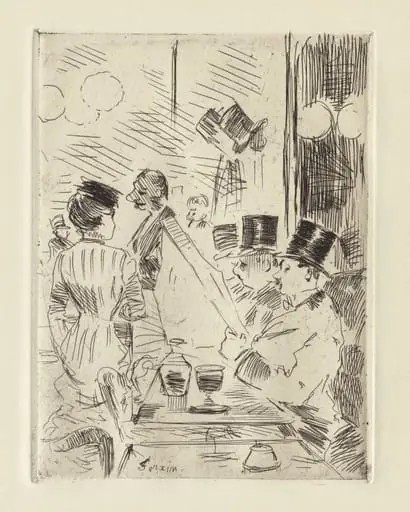 The Café of the New Athens, by Jean-Louis Forain