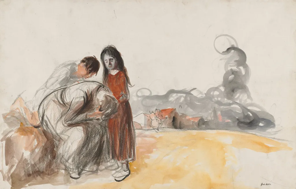 The Germans Have Gone Away, by Jean-Louis Forain, 1892