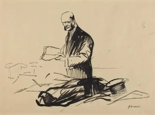 The Hat of Marshall Foch, by Jean-Louis Forain