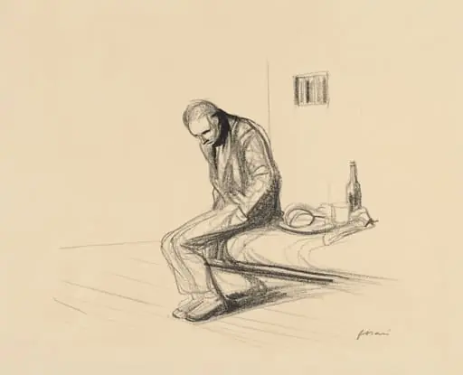 The Man Who Fired upon Clemenceau, by Jean-Louis Forain