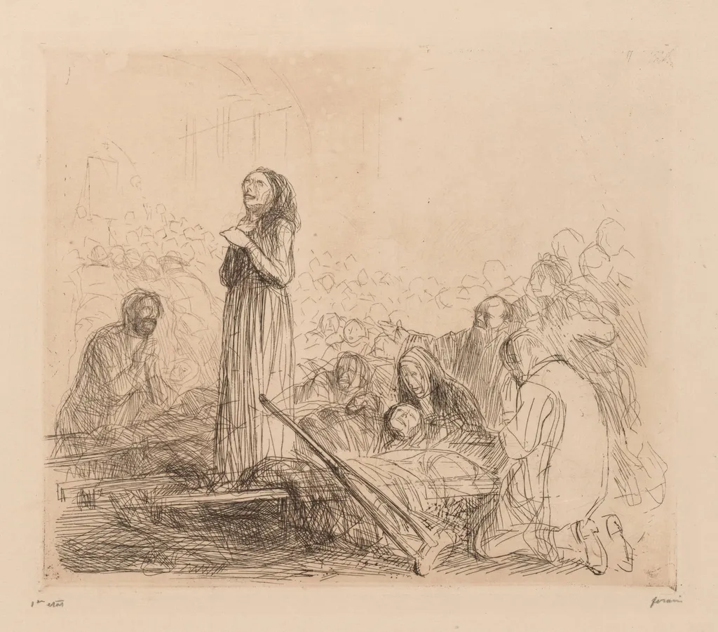 The Miracle at Lourdes, by Jean-Louis Forain, 1912