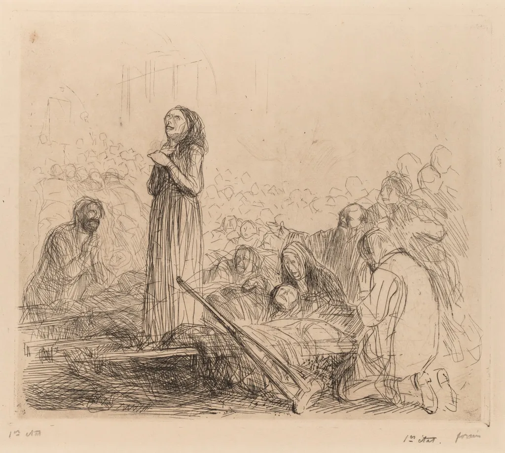 The Miracle before the Blessed Sacrament, by Jean-Louis Forain, 1912