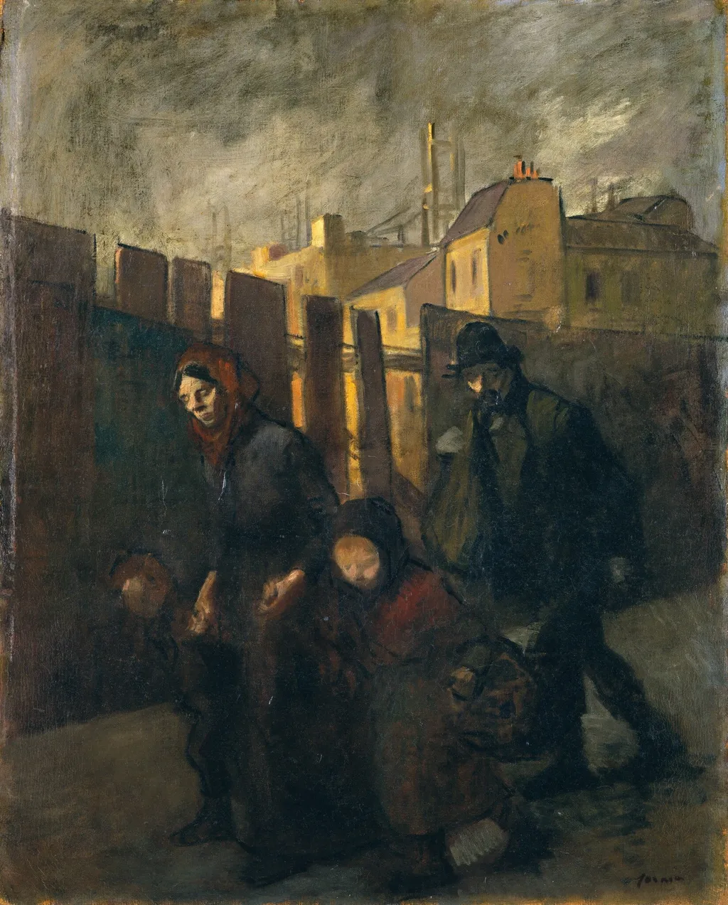 The Stockade, by Jean-Louis Forain, oil, 1908