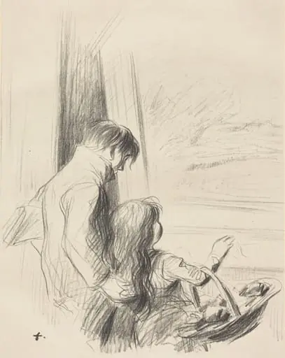 Un tableau de papa! (1ère planche) (A Painting of Daddy's!) (first plate), by Jean-Louis Forain