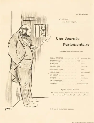 Une Journée parlementaire, by Jean-Louis Forain
