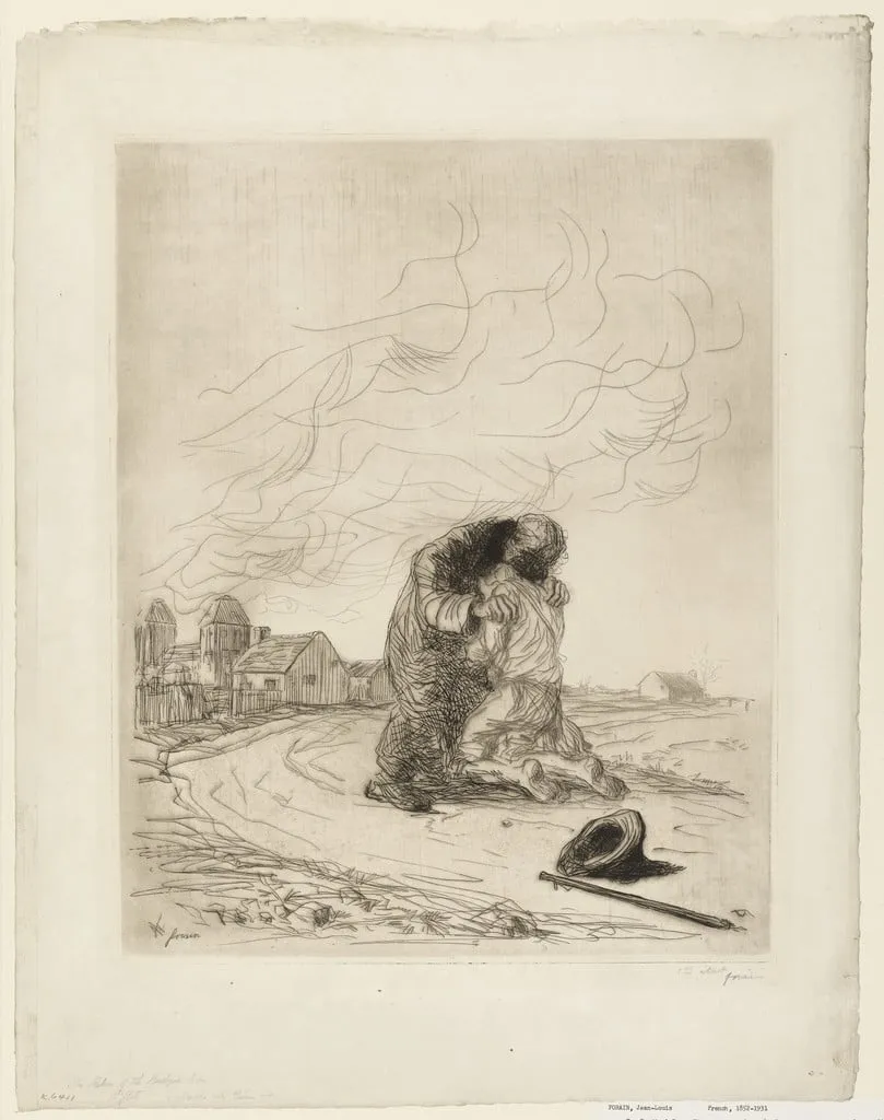 Untitled, by Jean-Louis Forain, ink, 1909