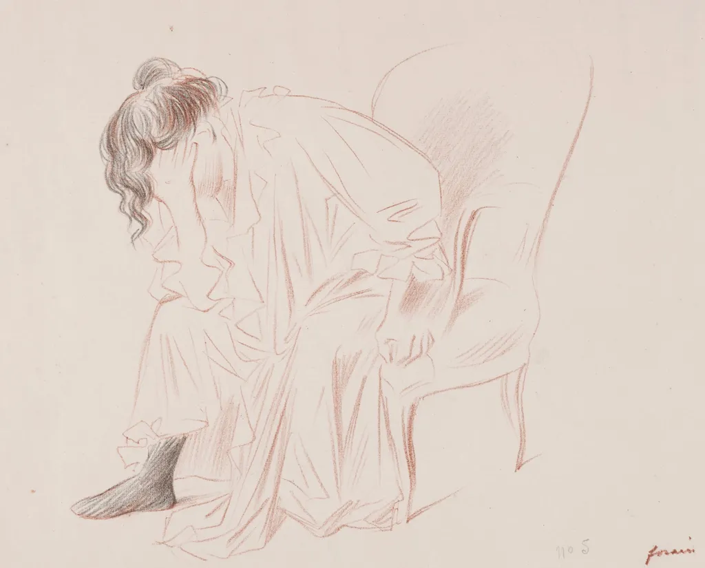 Woman Seated, by Jean-Louis Forain, 1867