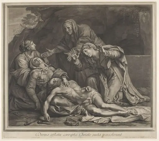 The Maries and Dead Christ, by Jean Louis Roullet